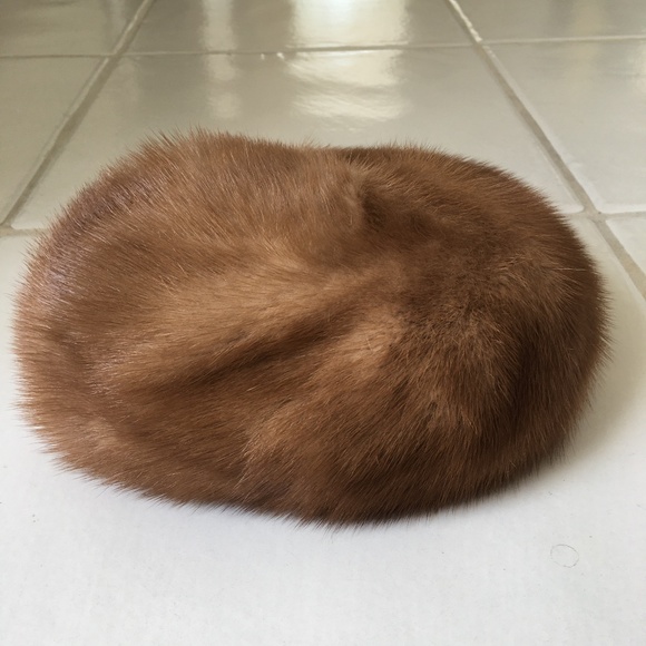 Vintage Fur Hat Designed by Lora Tones of Soft Brown main image 7